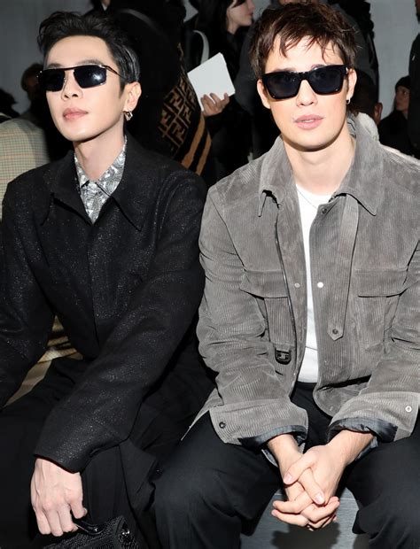 fendi brand ambassador india|Nicholas Galitzine, Zhang Ruoyun Front Fendi Men's Fall .